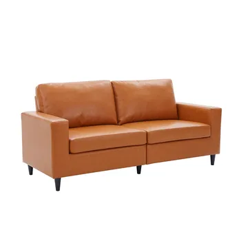 בסגנון נורדי Leathaire ספה 3 מושב בסלון ספות רהיטים כורסה